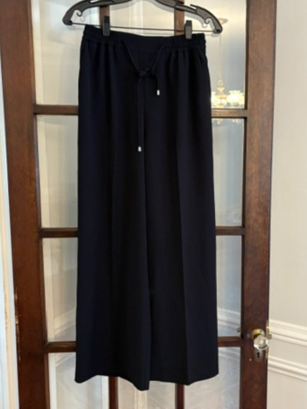 Ted Baker Wide Leg Black Trousers, Size XS (1)